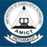 A And M INSTITUTE OF COMPUTER AND TECHNOLOGY, (AMICT)