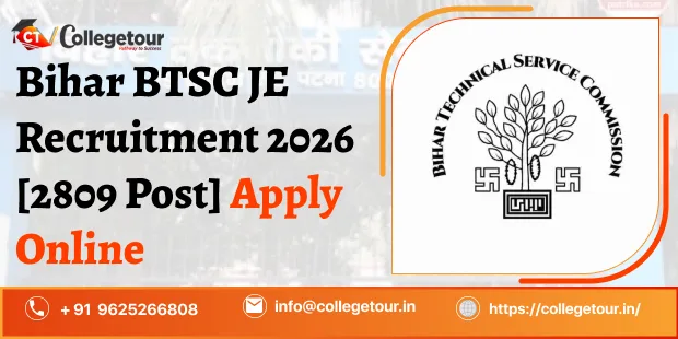 Bihar BTSC JE Recruitment 2026 [2809 Post] Apply Online