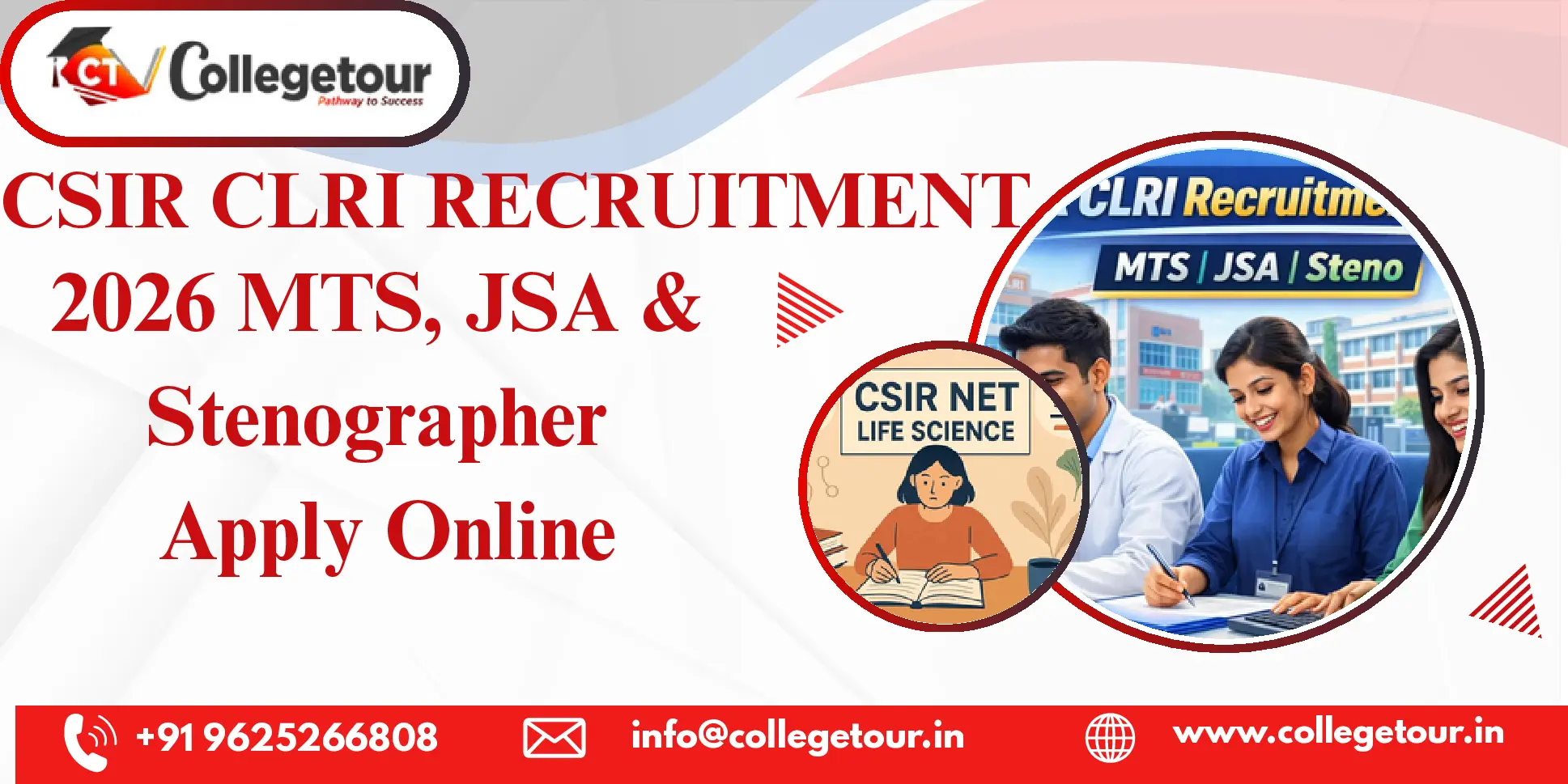 CSIR CLRI Recruitment 2026 MTS | JSA & Stenographer Apply Online