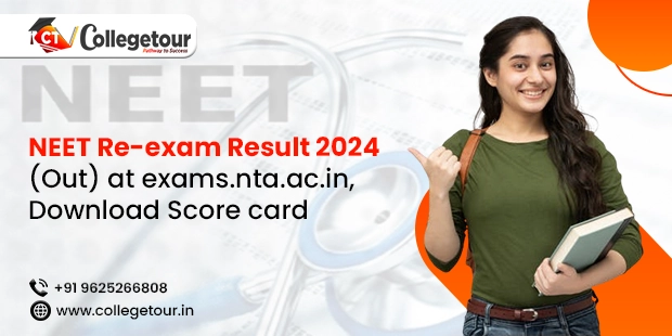 NEET Re-exam Result 2024 (Live) at exams.nta.ac.in, Download Score card