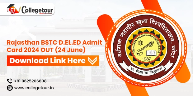 Rajasthan BSTC Deled Admit Card 2024 OUT (24 June) - Download Link Here