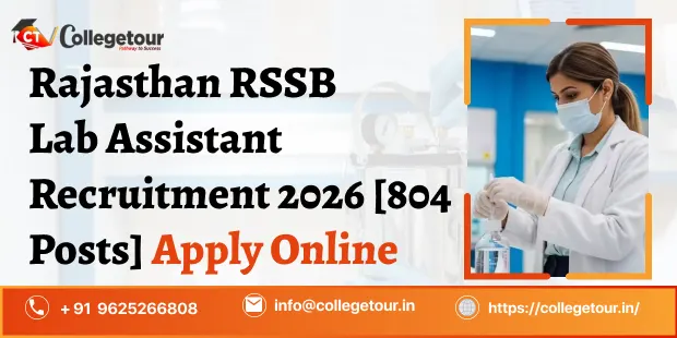 Rajasthan RSSB Lab Assistant Recruitment 2026 [804 Posts] Apply Online