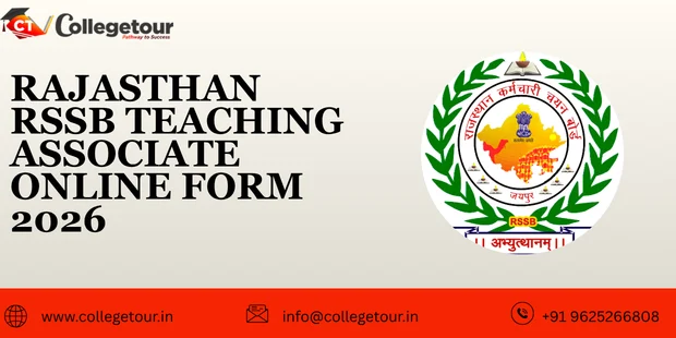 Rajasthan RSSB Teaching Associate Online Form 2026